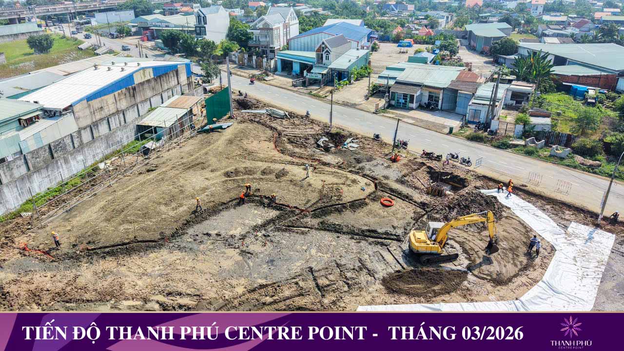 Tiến độ Bim Thanh Phú, Tây Ninh - Thanh Phú Centre Point tháng 03/2026 (ảnh 2)
